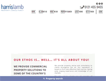 Tablet Screenshot of harrislamb.com